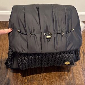Levy Happ Black Quilted Diaperbag